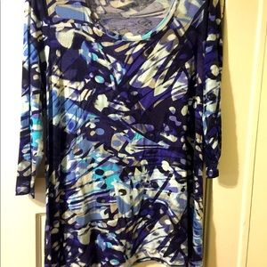 Avenue multi blue tunic 2x